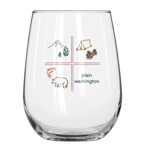 Custom BRAND / LOGO 17 Oz. Stemless Wine Glass
