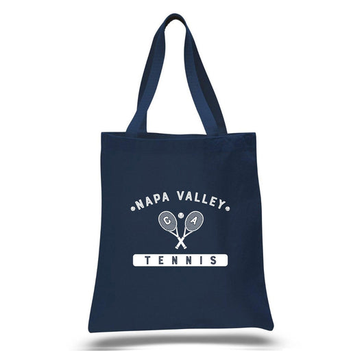 12 Oz. Colored Canvas Simple Tote Bag Printed with a Customizable TOWN SPORT COLLECTION Design - Mercantile 12