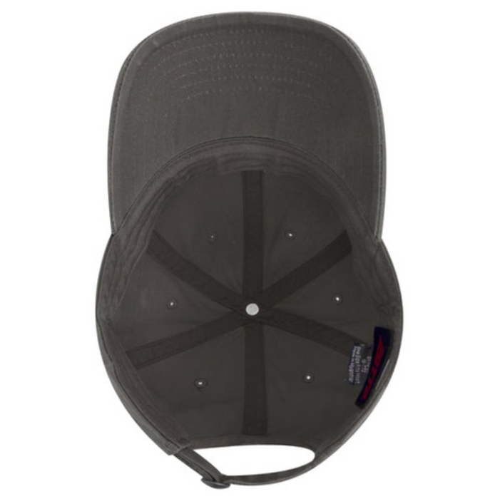 Custom HAPPY PLACE Otto Cap Garment Washed Cotton Dad Cap