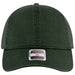 Dark Green cap with a label on a white background