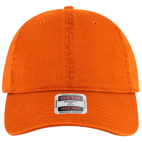 Orange cap with a label on a white background