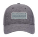 Charcoal Linen 6 Panel Low Profile Firm Front Panel in a Customizable Happy Place Design - Mercantile 12