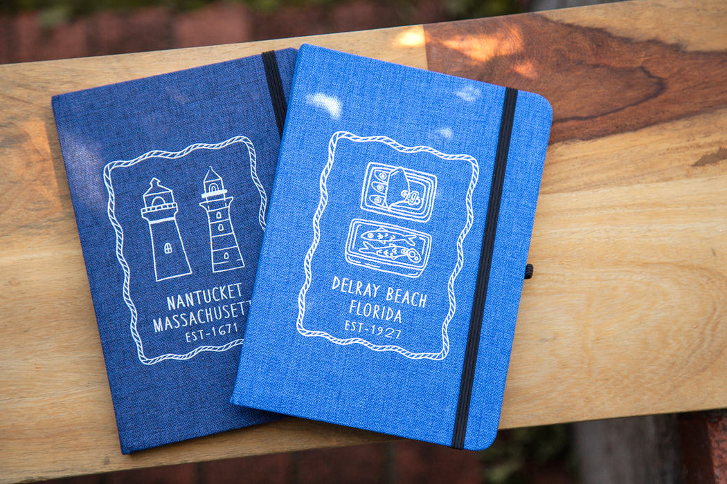 Custom SALTY Polycanvas Cover Heathered Journal