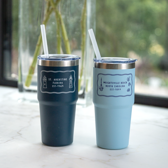 Custom SALTY 14 Oz. Stainless  Shorty Recycled