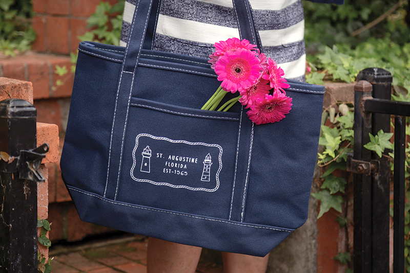 Custom SALTY 24 Oz. Cotton Canvas Medium Yacht Tote Bag
