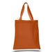 12 Oz. Colored Canvas Simple Tote Bag Printed with a Customizable TEXT COLLECTION Design - Mercantile 12