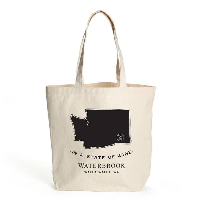 Custom STATE 10 Oz. Natural Canvas Market Tote