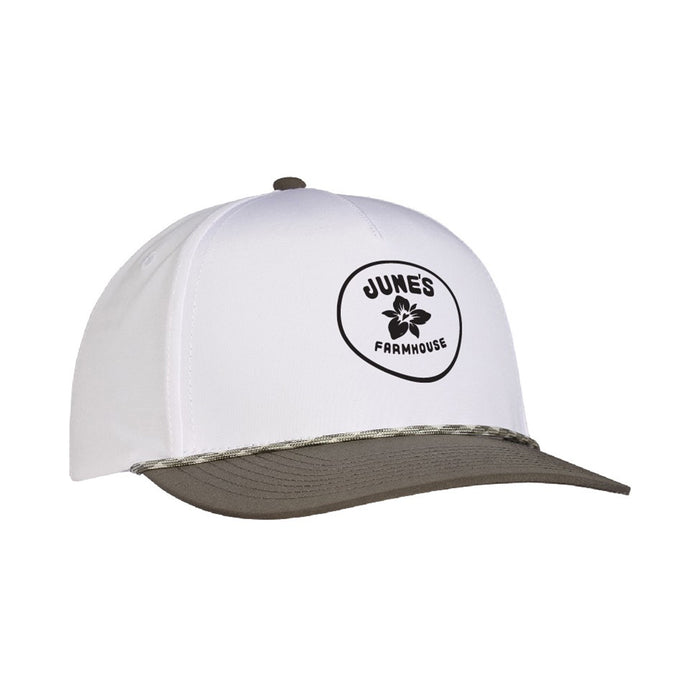 Custom BRAND / LOGO Quake City 5 Panel Deluxe Two-Tone Poly Cap