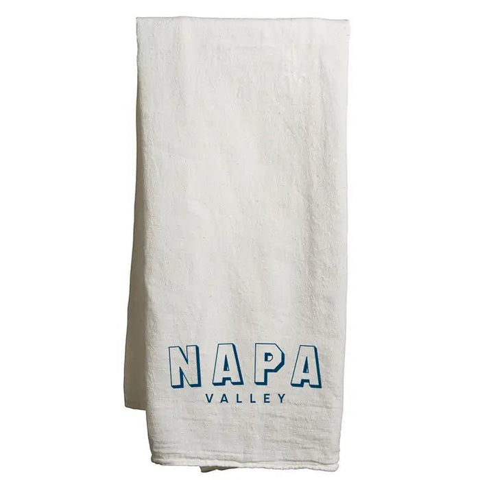 Custom BLOCK SPORT Flour Sack Tea Towel - White