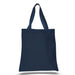 12 Oz. Colored Canvas Simple Tote Bag Printed with a Customizable TEXT COLLECTION Design - Mercantile 12