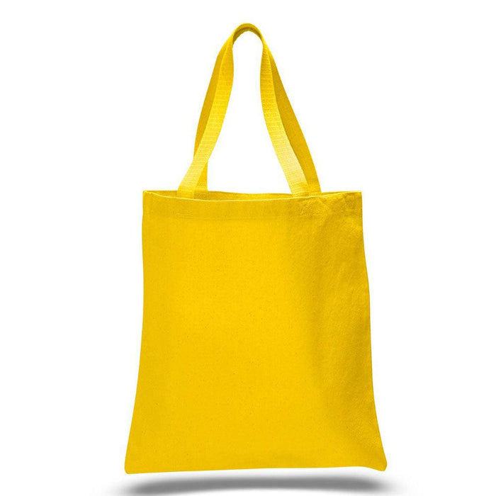 12 Oz. Colored Canvas Simple Tote Bag Printed with a Customizable TOWN SPORT COLLECTION Design - Mercantile 12