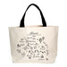 18 Oz. Heavyweight Tote in a Customizable Calligraphy Map Collection Design - Mercantile 12