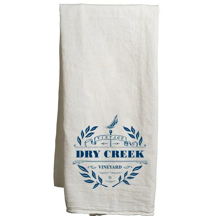 Custom VINTAGE Flour Sack Tea Towel - White