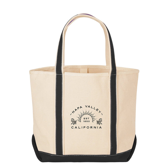 Custom ADIRONDACK 26 Oz. Canvas Medium Sailing Boat Tote