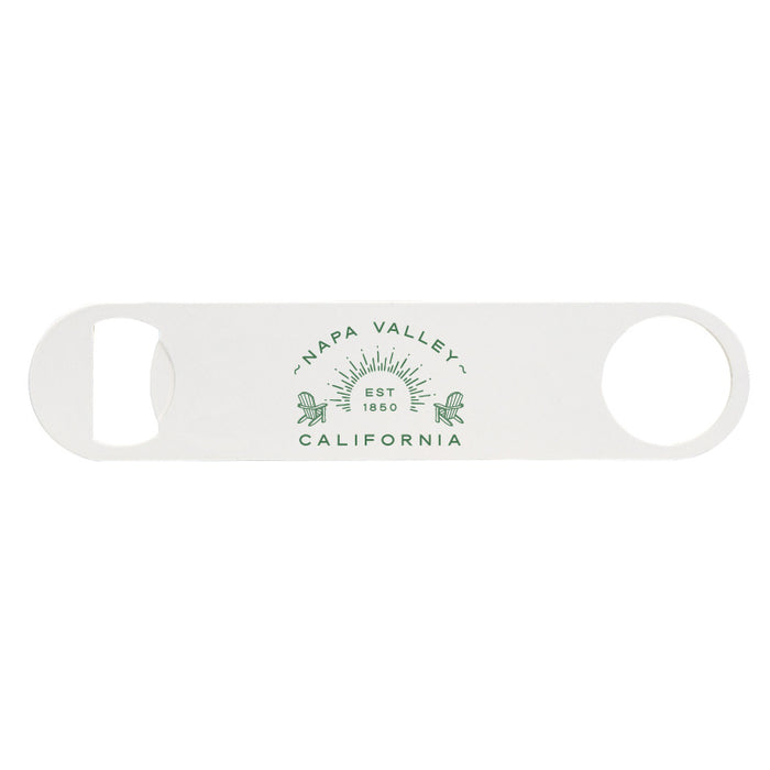Custom ADIRONDACK Paddle Powder Coated Steel Bottle Opener