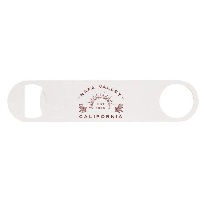 Custom ADIRONDACK Paddle Powder Coated Steel Bottle Opener