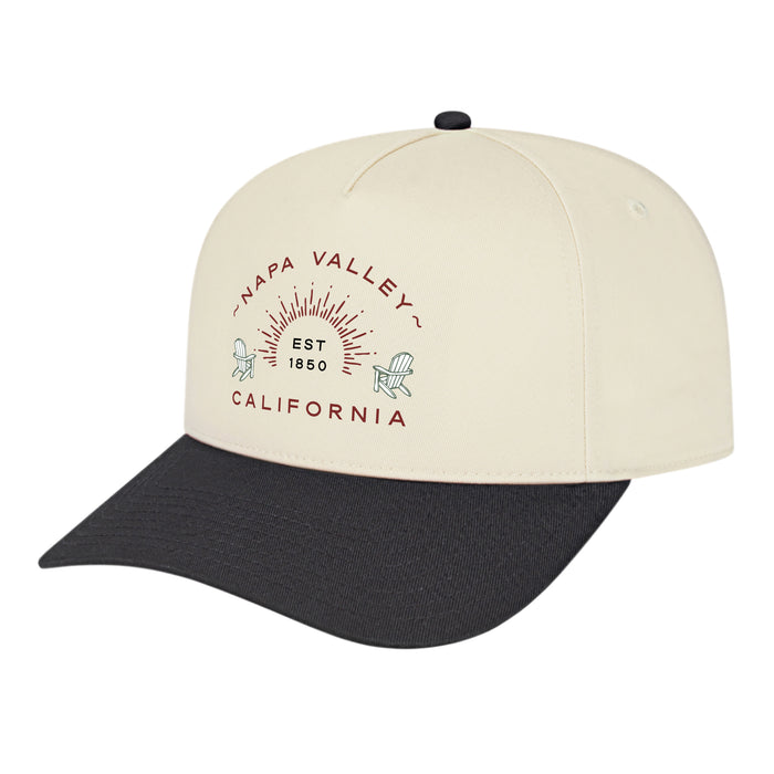 Custom Wholesale Cap America Poly/cotton 5 Panel Mid Profile Structured Hometown Cap