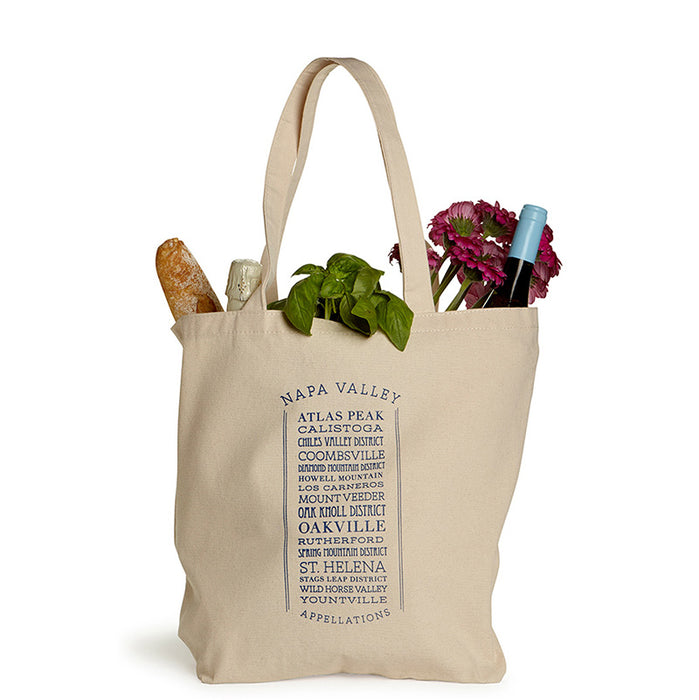 Custom LIST 10 Oz. Natural Canvas Market Tote