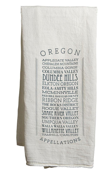 Flour Sack Tea Towels in a Customizable Appellations Design - Mercantile 12