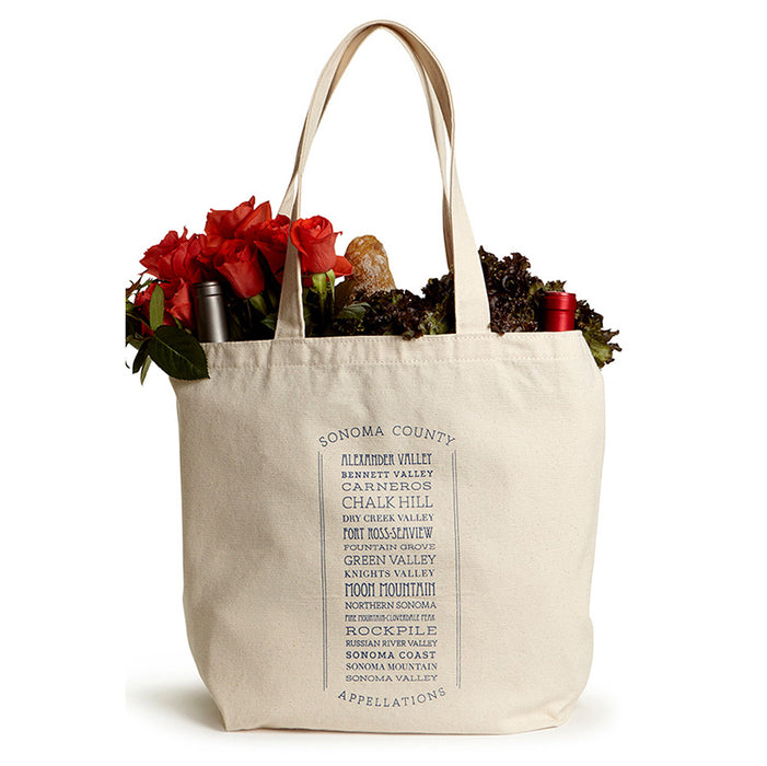 Custom LIST 10 Oz. Natural Canvas Market Tote