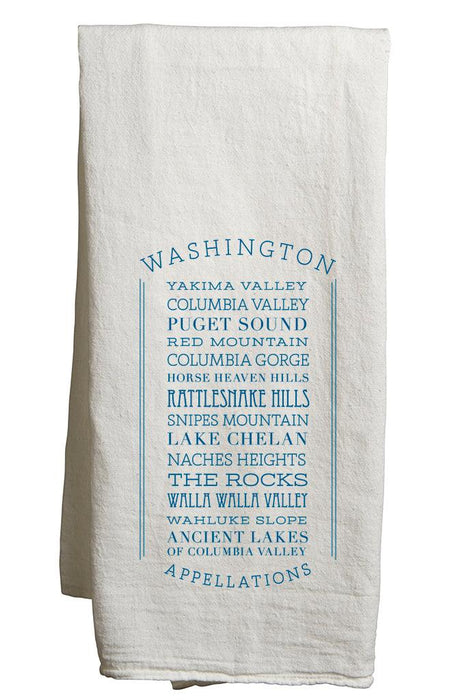 Flour Sack Tea Towels in a Customizable Appellations Design - Mercantile 12