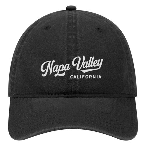 Custom ATHLETIC Washed Cotton Twill 6 Panel Low Cap