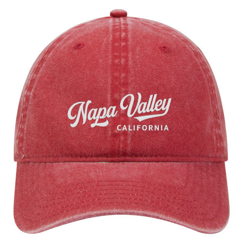Custom ATHLETIC Washed Cotton Twill 6 Panel Low Cap