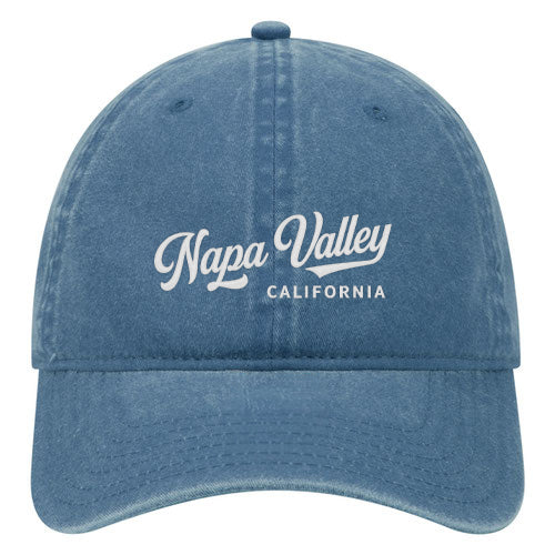 Custom ATHLETIC Washed Cotton Twill 6 Panel Low Cap