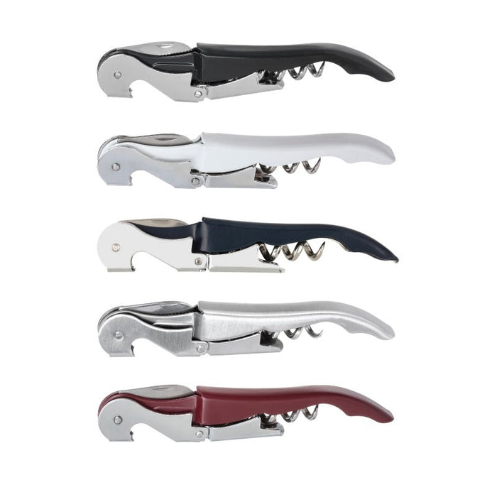 Custom BRAND / LOGO STD Stainless Double Hinged Corkscrew