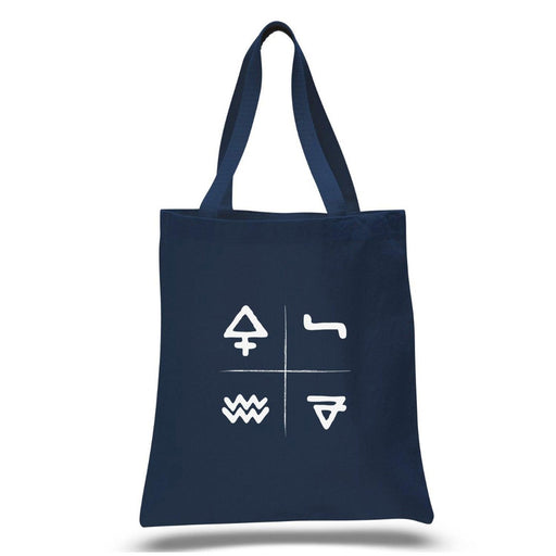 12 Oz. Colored Canvas Simple Tote Bag Customized with your Brand or Logo - Mercantile 12