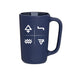 14 Oz. Ceramic Tall Mug Customized with your Brand or Logo - Mercantile 12