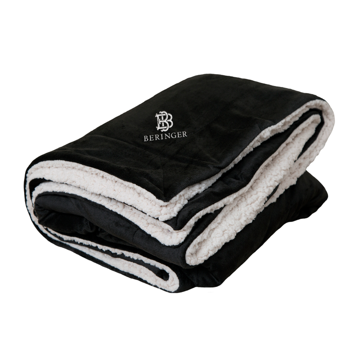 Custom BRAND / LOGO Micro Mink Sherpa Blanket