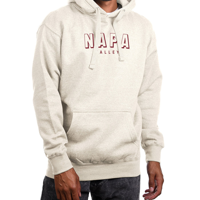 Cotton Heritage Unisex Cotton Premium 8.5 Oz Fleece Pullover Poly Cotton Hoodie Printed with a Customizable BLOCK SPORT COLLECTION Design