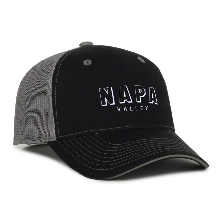 Custom BLOCK SPORT Outdoor Cap Garment Washed Trucker Cap