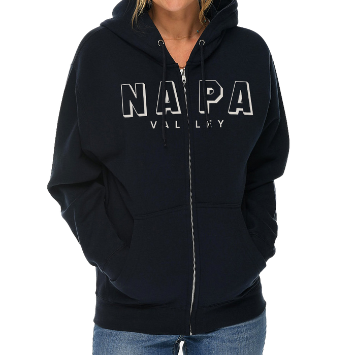 Custom Wholesale Lane Seven Unisex 8.25 Oz. Premium Full Zip Hoodie Poly Cotton Printed with a Customizable BLOCK SPORT COLLECTION Design