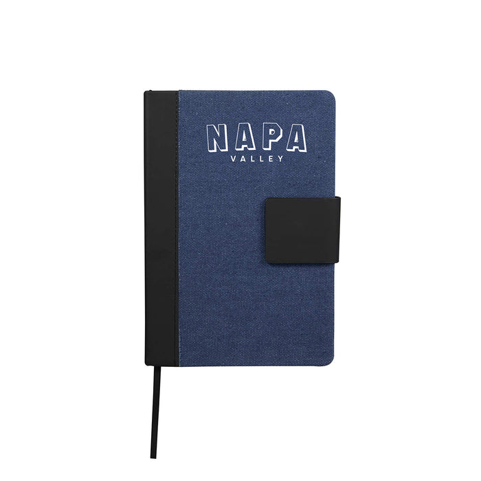 Custom BRAND / LOGO Recycled Canvas Bound Notebook