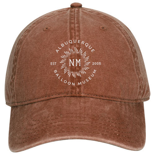 Custom BURST Otto Cap Garment-Washed Pigment-Dyed Cotton Twill Dad Hat