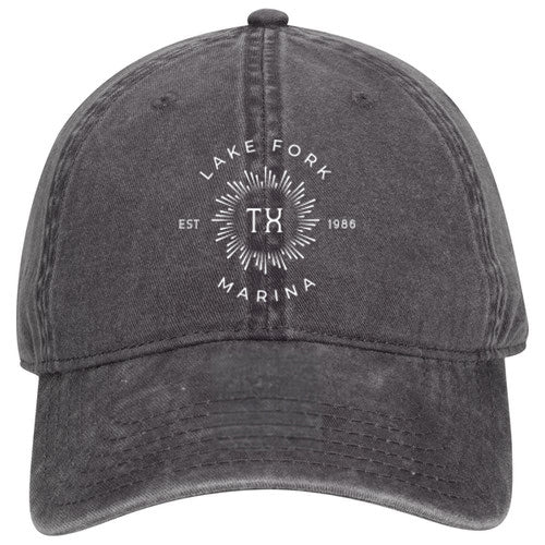 Custom BURST Otto Cap Garment-Washed Pigment-Dyed Cotton Twill Dad Hat
