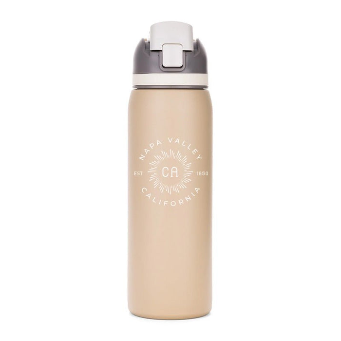 Custom BRAND / LOGO 27 Oz Stainless Flip Water Bottle