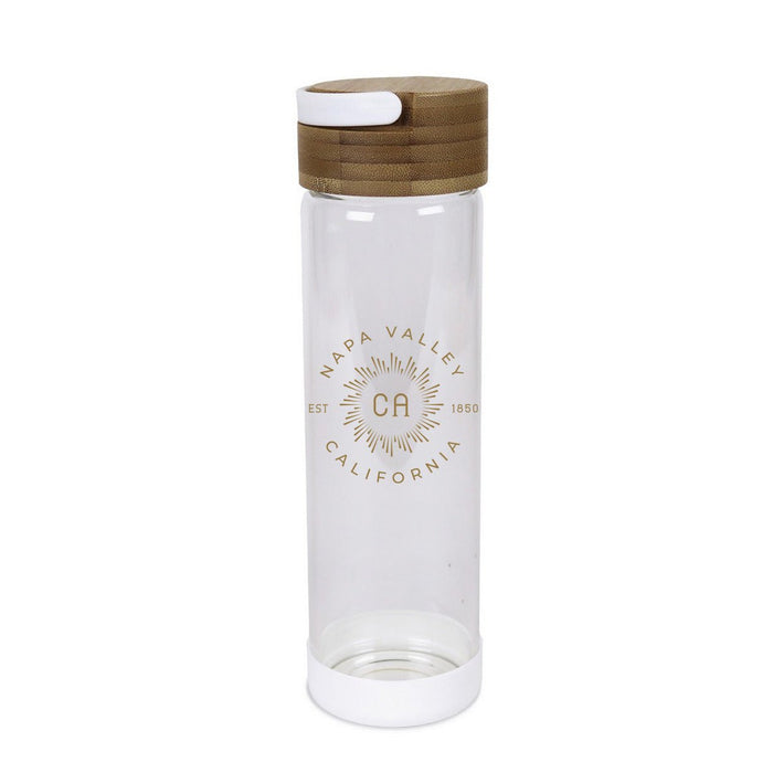 Custom BRAND / LOGO 18 Oz. Woodland Glass Tumbler