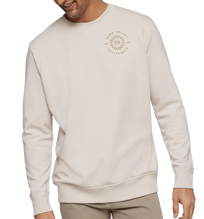 Live & Tell Unisex 7 Oz. Crewneck Pullover Vintage Wash Fleece Sweatshirt
