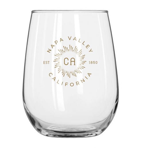 Custom  BURST 17 Oz. Stemless Wine Glass