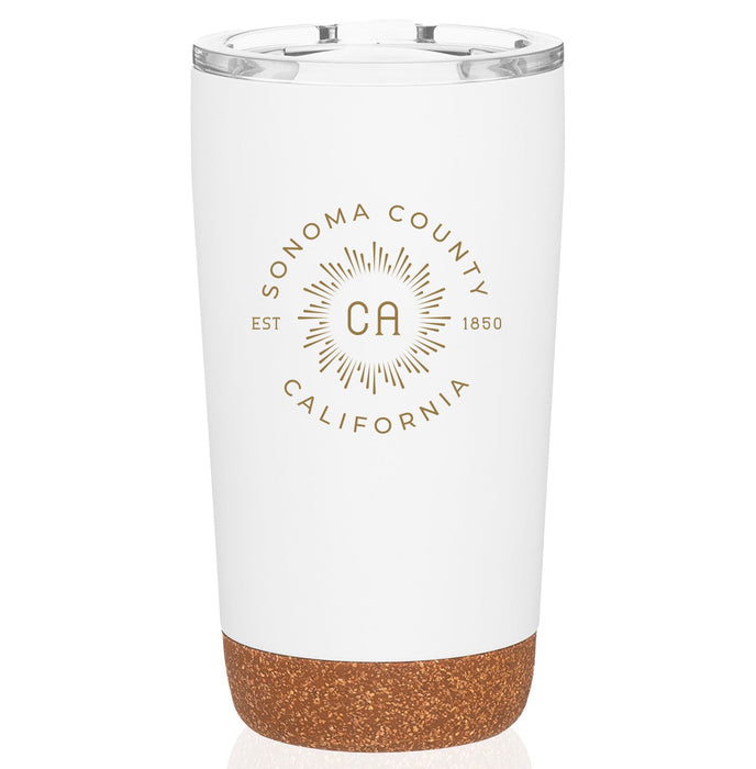 Custom Wholesale 20 Oz. Corky Insulated Tumbler Printed in BURST COLLECTION design