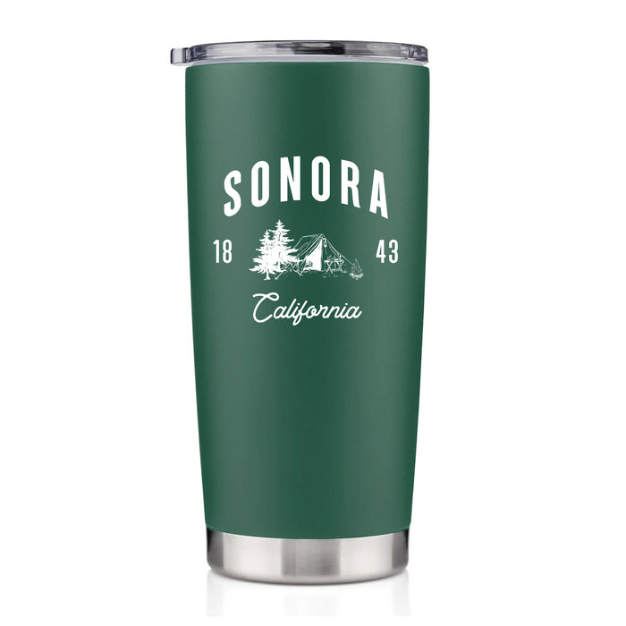 20 Oz. Stocky Tumbler Printed with a Customizable CAMPING COLLECTION design