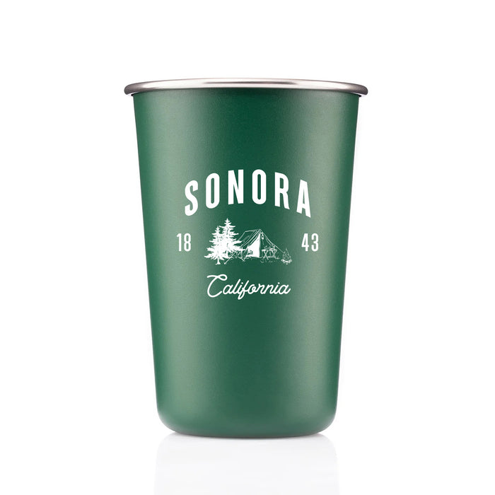 16 Oz. Tavern Tumbler Printed with a Customizable CAMPING COLLECTION Design