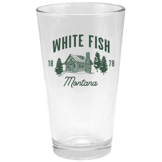 Custom CABIN 16 Oz. Pint Glass One Color
