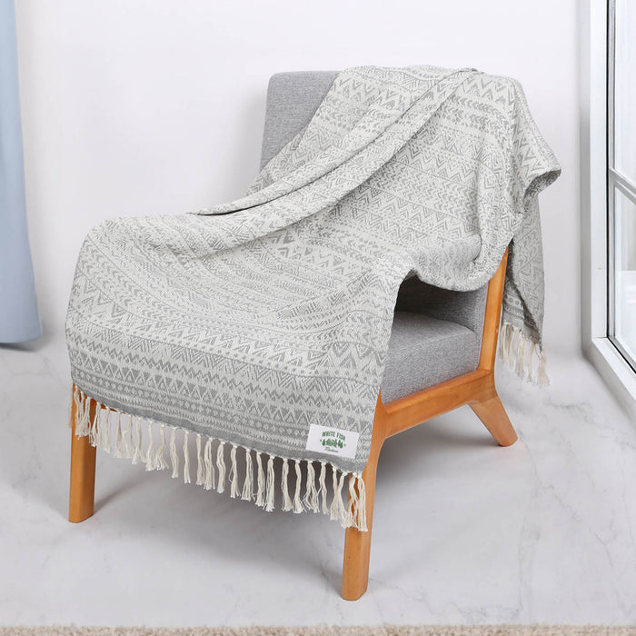Custom CABIN reGen rPET Woven Throw Blanket