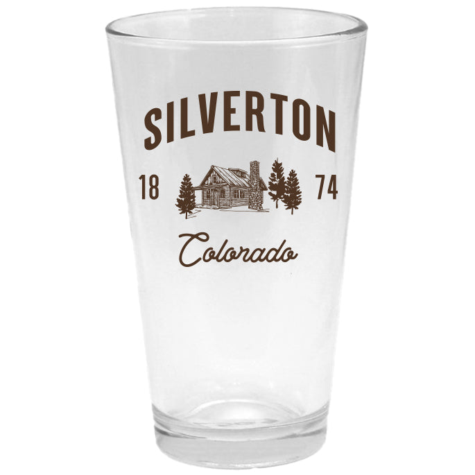 Custom CABIN 16 Oz. Pint Glass One Color