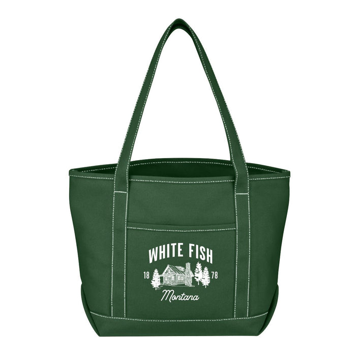 Custom CABIN 24 Oz. Cotton Canvas Medium Yacht Tote Bag