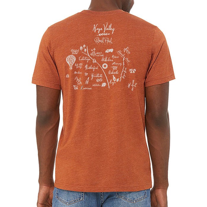 Custom CALIGRAPHY MAP  Bella + Canvas Unisex 4.2 Oz. CVC Jersey Tee